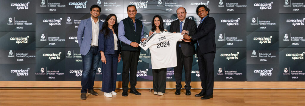 Welcome to a new era in grassroots football development, where passion, excellence, and shared values converge. Conscient Sports, a pioneering force in infrastructure, education, and sports, proudly announces its collaboration with Real Madrid Foundation, the epitome of football greatness. Step into the future of grassroots sports with Conscient Sports and Real Madrid Foundation leading the way, empowering aspiring players through the Real Madrid Football Academy India, with locations in Delhi NCR, Mumbai, Bengaluru, and Pune. This collaboration redefines grassroots football through a shared commitment to excellence, integrity, and community. Whether you’re searching for a "football academy near me" or looking for the "best football academy near me," Conscient Sports and Real Madrid Foundation bring unparalleled expertise to revolutionize football training. Our partnership ensures access to state-of-the-art football training academies and methodologies, catering to those who aspire to join an elite football academy, a pro elite football academy, or an international soccer academy like the Real Madrid Football Academy. At the heart of this partnership lies the goal of creating opportunities for young athletes to excel. With world-class facilities and professional coaching, our academies offer the perfect foundation for young players to "play football" and refine their skills on premier football fields. Whether you're looking for "football training near me" or "academy soccer near me," the Real Madrid Football Academy provides exceptional programs for players aged 15 and below, ensuring a holistic development approach. This transformative collaboration opens doors to opportunities for kids and youth in India to experience elite soccer training, improve their game, and embrace the values of teamwork and sportsmanship. Our academies are not just the "best football classes for kids" but also gateways to an enriching football experience. Aspiring players can join the pro elite football academy to gain access to a global network of opportunities, aligning with programs from the best soccer academy in the world, such as the soccer goals academy and star football academy. For parents looking to nurture their child’s talent or for athletes aiming to train in a soccer youth academy with methodologies inspired by Real Madrid, this partnership marks a pivotal moment in India’s sports education landscape. Whether you’re searching for a "sports academy near me" or an "academy football near me," the Real Madrid Football Academy India is the destination for those committed to excellence in football. Aspiring players can also benefit from the futbol academy, ensuring their development matches the highest international standards. Join us on this extraordinary journey as we unite to elevate grassroots football to new heights. Together, Conscient Sports and the Real Madrid Foundation inspire a new generation of players, creating a legacy that transcends the game. With locations across Delhi NCR, Mumbai, Bengaluru, and Pune, we make it easy for every aspiring athlete to find a "football training academy near me" and embark on the path to success. Let’s shape the future of football, one player at a time.